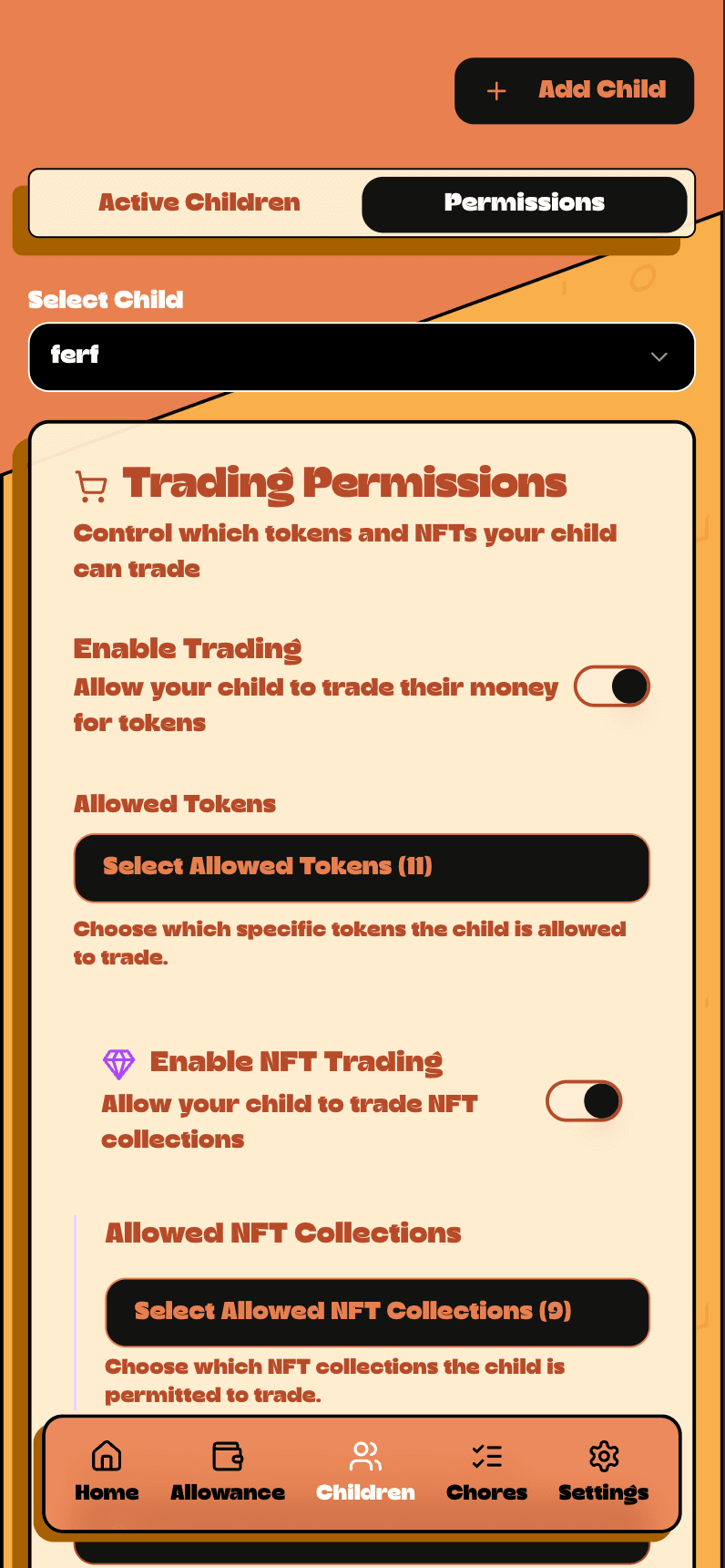 Parent Permissions